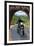 Motorcycle and Tunnel - Great Smoky Mountains National Park, TN-Lantern Press-Framed Art Print