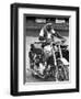 Motorcycle Chimp-null-Framed Premium Photographic Print