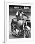 Motorcycle Chimp-null-Framed Photographic Print