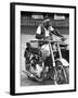 Motorcycle Chimp-null-Framed Photographic Print