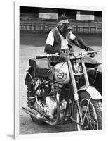 Motorcycle Chimp-null-Framed Photographic Print