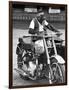 Motorcycle Chimp-null-Framed Photographic Print