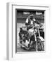 Motorcycle Chimp-null-Framed Photographic Print