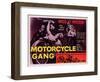 Motorcycle Gang, 1957-null-Framed Art Print