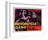 Motorcycle Gang, 1957-null-Framed Art Print