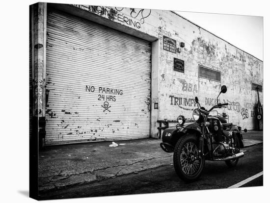 Motorcycle Garage in Brooklyn-Philippe Hugonnard-Stretched Canvas