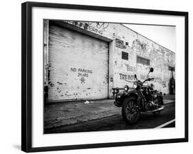 Motorcycle Garage in Brooklyn-Philippe Hugonnard-Framed Photographic Print