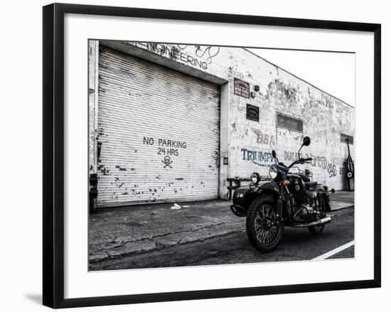 Motorcycle Garage in Brooklyn-Philippe Hugonnard-Framed Photographic Print