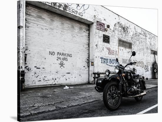 Motorcycle Garage in Brooklyn-Philippe Hugonnard-Stretched Canvas