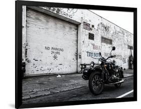 Motorcycle Garage in Brooklyn-Philippe Hugonnard-Framed Photographic Print