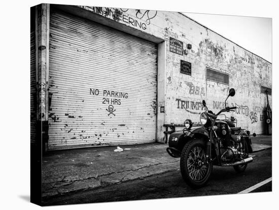 Motorcycle Garage in Brooklyn-Philippe Hugonnard-Stretched Canvas