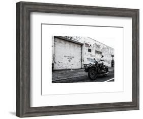 Motorcycle Garage in Brooklyn-Philippe Hugonnard-Framed Art Print