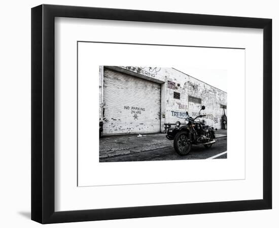 Motorcycle Garage in Brooklyn-Philippe Hugonnard-Framed Art Print