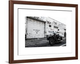 Motorcycle Garage in Brooklyn-Philippe Hugonnard-Framed Art Print