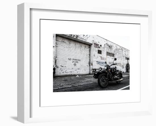 Motorcycle Garage in Brooklyn-Philippe Hugonnard-Framed Art Print