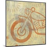 Motorcycle I-Erin Clark-Mounted Art Print