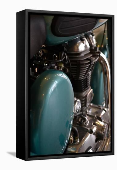 Motorcycle I-Brian Moore-Framed Stretched Canvas