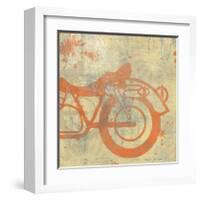 Motorcycle II-Erin Clark-Framed Giclee Print