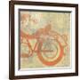 Motorcycle II-Erin Clark-Framed Giclee Print