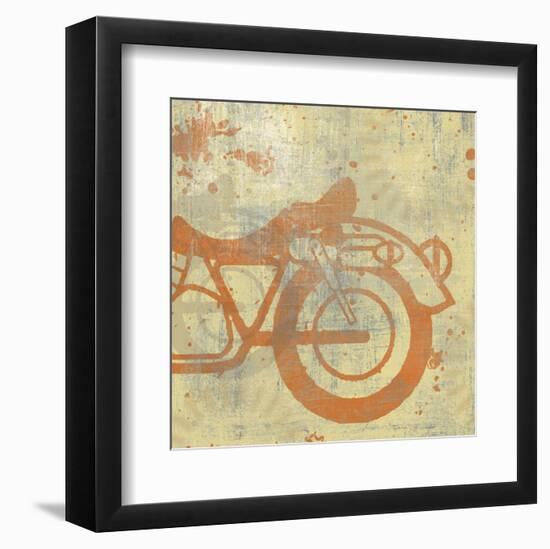 Motorcycle II-Erin Clark-Framed Art Print