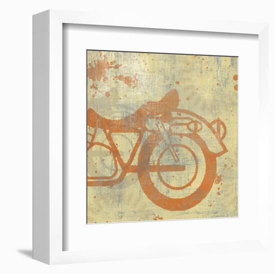 Motorcycle II-Erin Clark-Framed Art Print