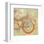 Motorcycle II-Erin Clark-Framed Art Print