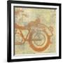 Motorcycle II-Erin Clark-Framed Art Print