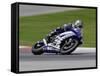 Motorcycle in Motion, Ama Superbike Race, Mid Ohio Raceway, Ohio, USA-Adam Jones-Framed Stretched Canvas