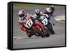 Motorcycle Racer, Mid Ohio Raceway, Lexington, Ohio, USA-Adam Jones-Framed Stretched Canvas