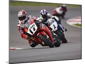 Motorcycle Racer, Mid Ohio Raceway, Lexington, Ohio, USA-Adam Jones-Mounted Photographic Print