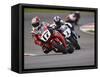 Motorcycle Racer, Mid Ohio Raceway, Lexington, Ohio, USA-Adam Jones-Framed Stretched Canvas