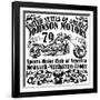 Motorcycle Raceway Typography, T-Shirt Graphics, Vectors-emeget-Framed Art Print