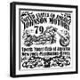 Motorcycle Raceway Typography, T-Shirt Graphics, Vectors-emeget-Framed Art Print