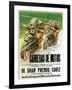 Motorcycle Racing Promotion-Lantern Press-Framed Art Print