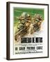 Motorcycle Racing Promotion-Lantern Press-Framed Art Print