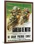 Motorcycle Racing Promotion-Lantern Press-Framed Art Print