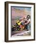 Motorcycle Racing-Graham Coton-Framed Giclee Print