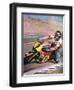 Motorcycle Racing-Graham Coton-Framed Giclee Print