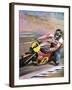 Motorcycle Racing-Graham Coton-Framed Giclee Print