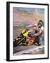 Motorcycle Racing-Graham Coton-Framed Giclee Print