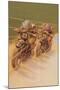 Motorcycle Racing-null-Mounted Art Print