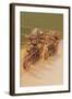 Motorcycle Racing-null-Framed Art Print