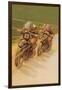 Motorcycle Racing-null-Framed Art Print