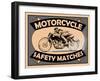 Motorcycle Safety Matches-Mark Rogan-Framed Art Print