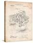 Motorcycle Sidecar 1918 Patent-Cole Borders-Stretched Canvas