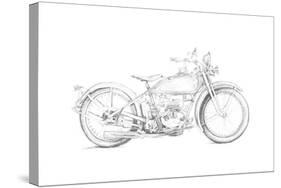 Motorcycle Sketch IV-Megan Meagher-Stretched Canvas