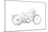 Motorcycle Sketch IV-Megan Meagher-Mounted Art Print