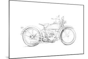 Motorcycle Sketch IV-Megan Meagher-Mounted Art Print