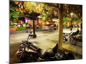 Motorcycle, Southgate Precinct, Southbank Promenade, Melbourne, Victoria, Australia-David Wall-Mounted Photographic Print