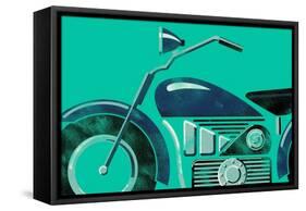 Motorcycle-null-Framed Stretched Canvas